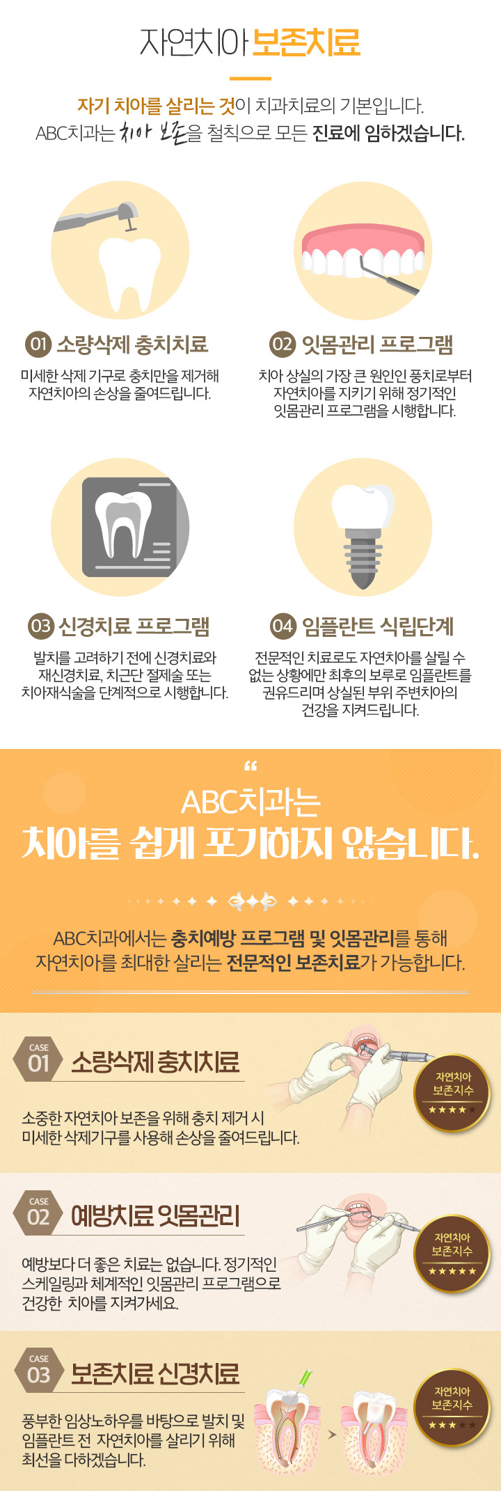 자연치아 보존치료